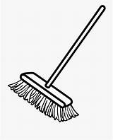 Broom Sweeping sketch template