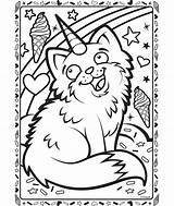 Coloring Pages Uni Color Unicorn Cat Unikitty Kitty Crayola Creatures Into Turn Convert Imaginary Alive Print Jane Christmas Colouring Kids sketch template