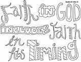 Coloring Pages Quotes Printable Religious Doodle Bible Cute Color Timing Sheets God Adult Journaling Positive Quotesgram Scripture Choose Board Kids sketch template