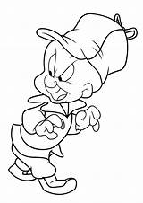 Looney Coloring Tunes Pages Elmer Fudd Characters Printable Drawing Kids Cartoon Drawings Cartoons Google Color Gak Search Sheets Maatjes Print sketch template
