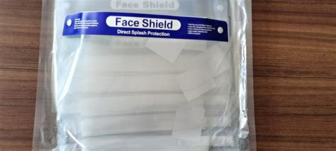 Ppe Clear Full Face Shield Polycarbonate Face Shield