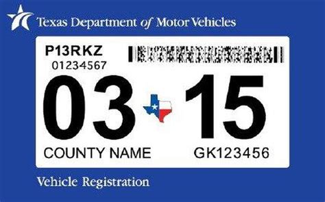 vehicle registration inspection stickers