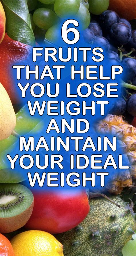 6 fruits that help you lose weight and maintain your ideal