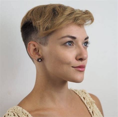 Short Haircuts With Shaved Sides For Women Cinefog