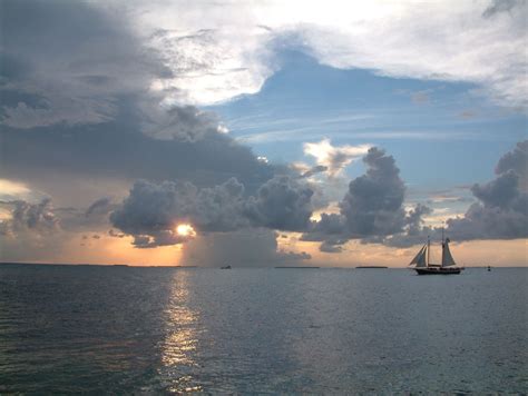 key west fl sunset at fort zachary taylor photo picture image