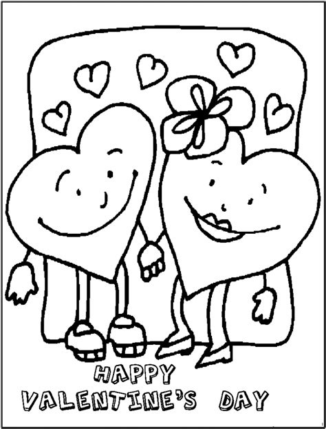 printable valentine coloring pages  kids valentines day