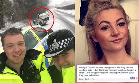 salisbury police officer tweet a selfie in front of car