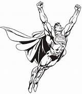 Superman Doomsday Template Coloring sketch template