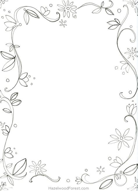 images  border coloring pages printable printablee pinterest