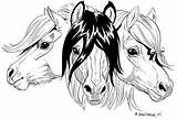 Lena Coloring Horse Horses Pages Choose Board sketch template