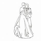 Dance Drawing Wedding Personalised First Notonthehighstreet Lines sketch template