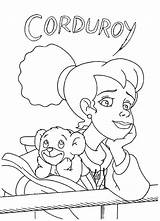 Corduroy Coloring Bear Pages Getcolorings Lisa Popular sketch template