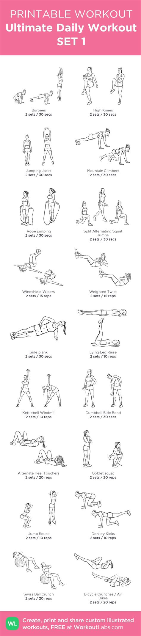 printable workout sheets images  pinterest exercise workouts physical activities