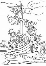 Piraten Malvorlage Pirat Malvorlagen Ausmalbilder Ausmalen Familie Colorier Kostenlose öffnen Großformat Grafik sketch template