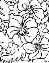 Hibiscus Flower Mamalikesthis sketch template