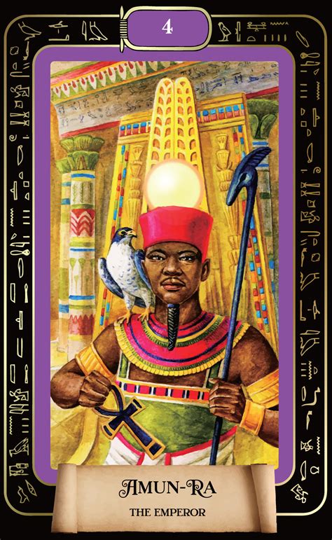 The Emperor Amun Ra The Kemetic Tarot Online