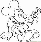 Mickey Mouse Sitting Down Coloring Pages Coloringpages101 sketch template