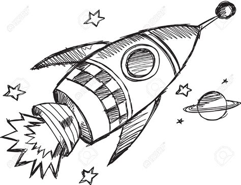 illustration ship google doodle sketch rocket drawing vector