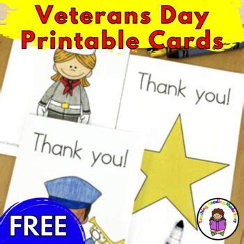 printable veterans day cards  teaching reading  easy tpt