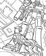 Robot Coloring Dog Megatron Netart sketch template