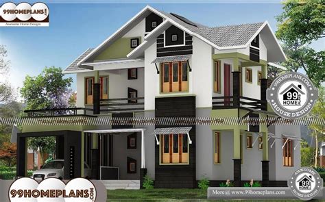 house plans modern design  small double storey house plans
