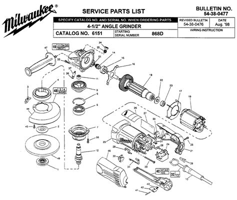 buy milwaukee   replacement tool parts milwaukee   diagram