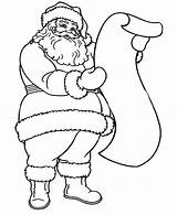 Coloring Santa Wish List Pages Claus Kids Read Christmas sketch template