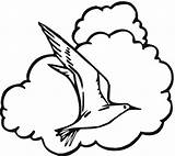 Cielo Sky Seagull Paisajes Gaviotas Gaviota Imagui Pintarcolorear Kolorowanki Mewy Dzieci Dla Siluetas Sencillas Birds Volando Encontrar Puedes También Clipground sketch template