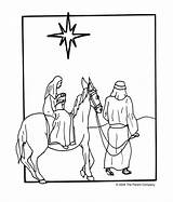 Bethlehem Joseph Mary Coloring Pages Donkey Journey Adult Travel Colouring Stable Color Printable Getcolorings Book Print sketch template