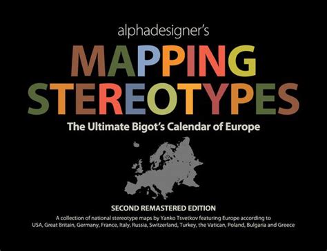 mapping stereotypes by yanko tsvetkov via behance map