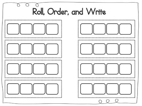 roll order write students     groups   students  turns rolling  dice