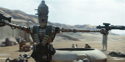 mandalorian introduces ig  star wars  lethal droid