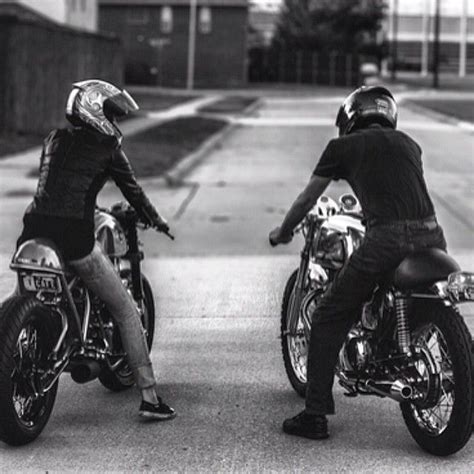 padre e hija motos motos motocicletas y moto cafe