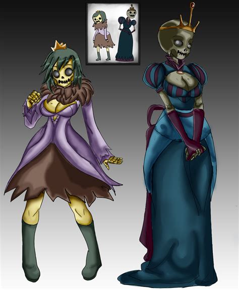 skeleton princess and princess beautiful by oddrich hentai foundry