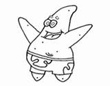 Coloring Patrick Star Starfish Coloringcrew Pages sketch template