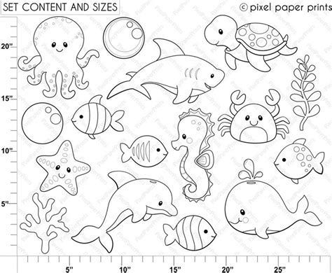 sea animals coloring pages   getcoloringscom  printable