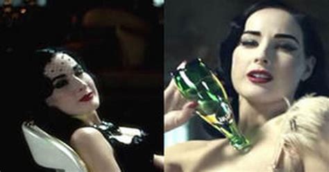 dita von teese sizzles in new water campaign daily star