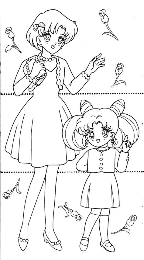 Duos034  1200×2167 Sailor Moon Coloring Pages