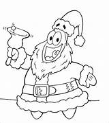 Spongebob Coloring Christmas Patrick Pages Star Santa Drawing Printable Drawings Print Sheets Clipart Cartoon Color Squarepants Baby Characters Getcolorings Getdrawings sketch template