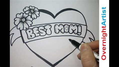 mothers day card drawing ideas mothers day drawings happy
