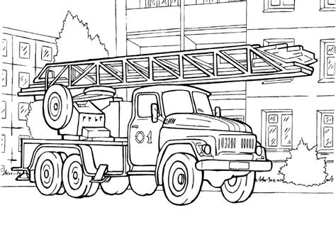 fire engine coloring pages  print  color