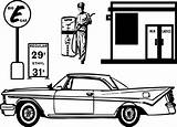 Stacja Benzynowa Druku Gasolinera Samochody Kolorowanki Pixabay Kolorowanka Osobowe Weekendowo sketch template