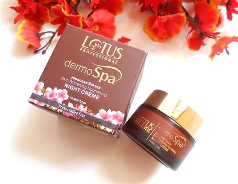 lotus professional dermo spa skin whitening and nourishing night cream 50gm