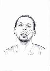 Curry Coloring Stephen Pages Thompson Klay Drawings Ball Basket Trendy Steph Draw Drawing Basketball Easy Choose Board Step sketch template