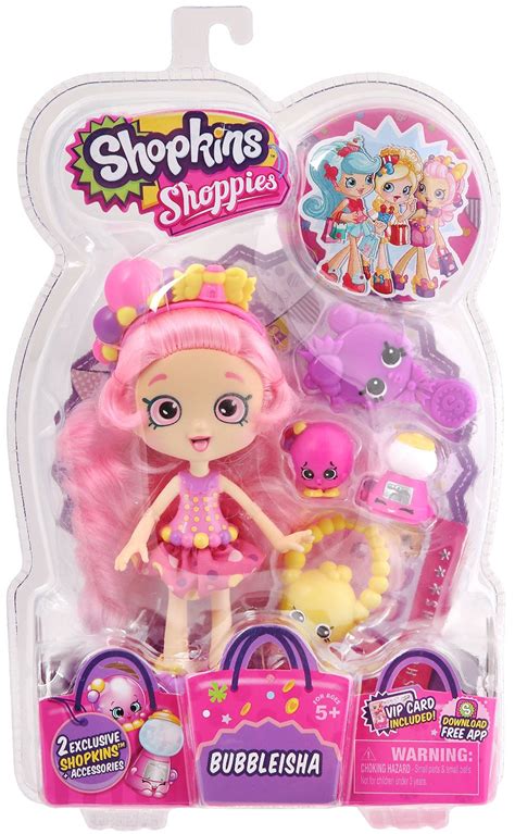 shopkins shoppies  doll pack bubbleisha review kids toys news