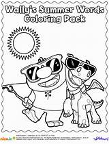 Coloring Wallykazam Pages Printable Print Kids Color sketch template