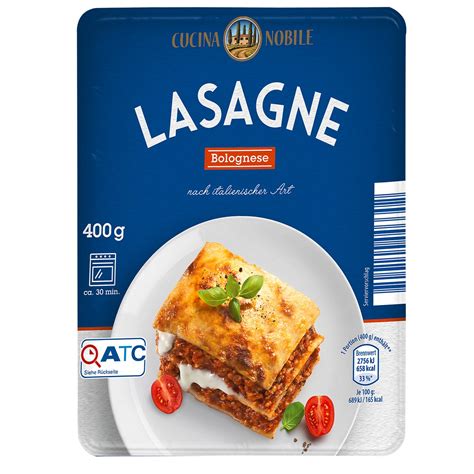 cucina nobile lasagne   aldi sued