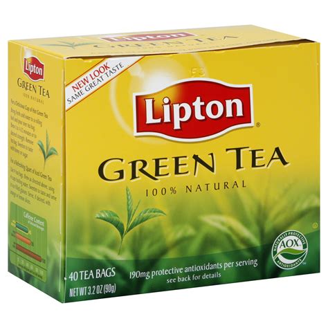 lipton tea bags green tea  tea bags  oz