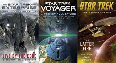 a full release schedule of star trek novels in 2016