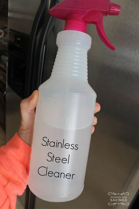 diy stainless steel cleaner passion  savings